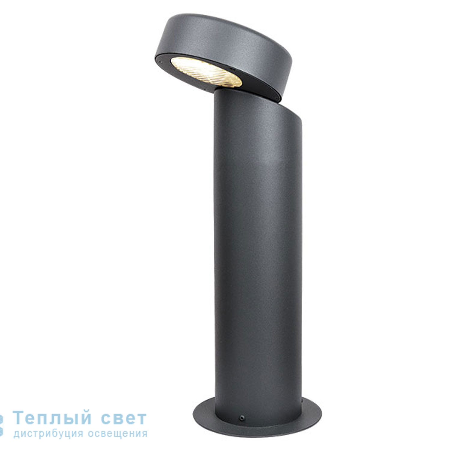 Zambelis E103 PILLAR GX53 H50 GRAPHITE ALUMINIUM-GLASS DIFFUSER уличный светильник