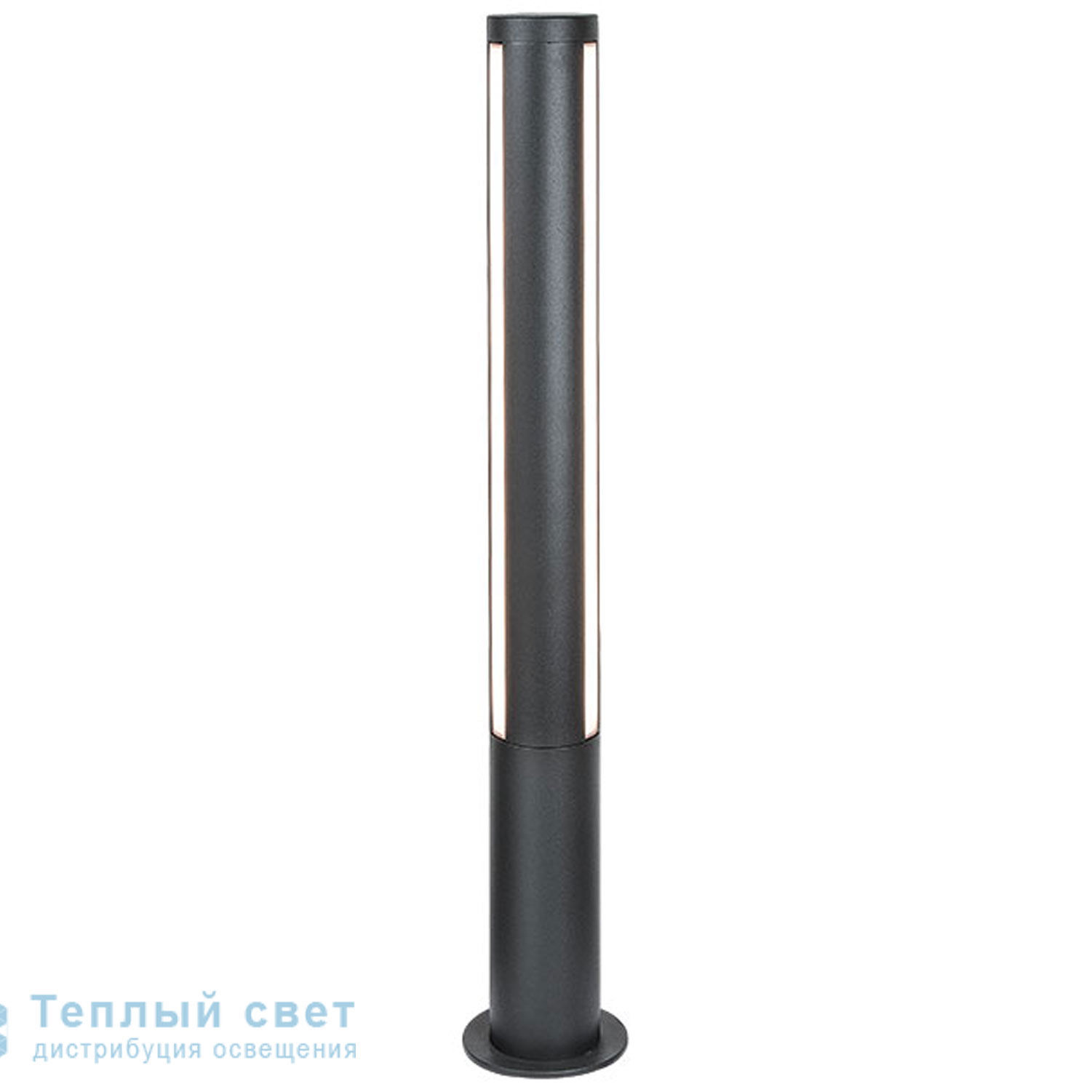 Zambelis E134 PILLAR LED D7,8 H 75 GRAPHITE ALUMINIUM-PC DIFFUSER уличный светильник