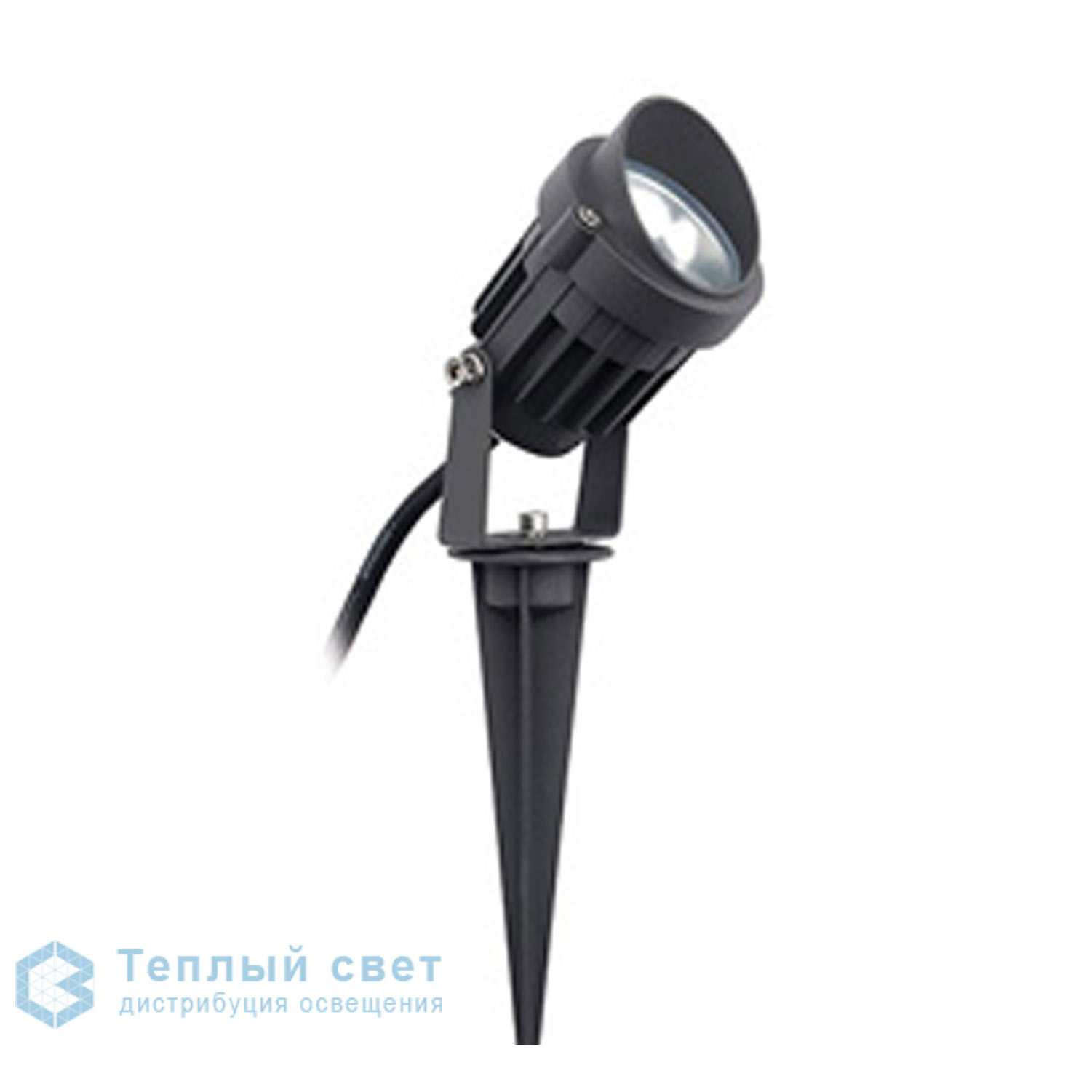 Zambelis E153 SPIKE LIGHT LED GRAPHITE ALUMINIUM-GLASS DIFFUSER уличный прожектор на колышке