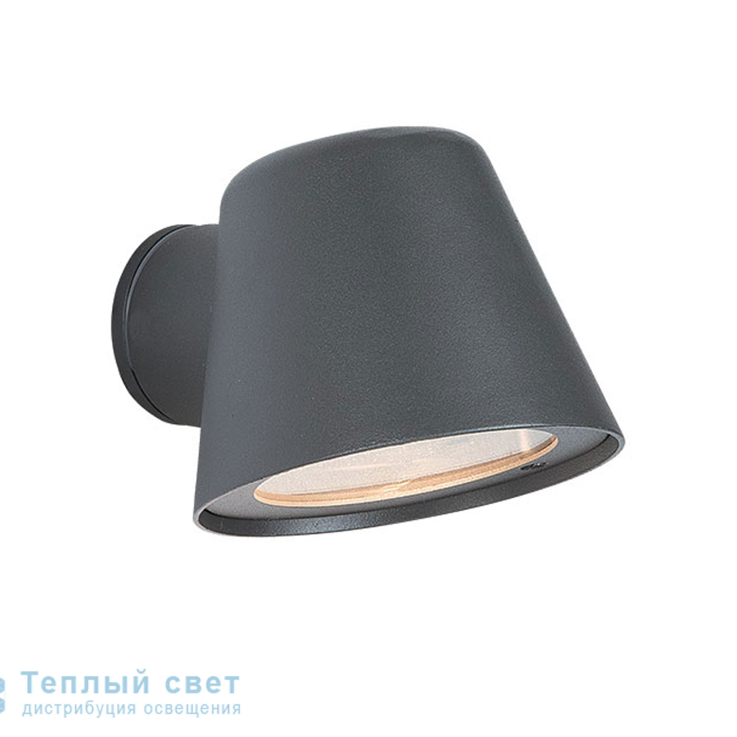Zambelis E100 SCONCE GU10 GRAPHITE ALUMINIUM-GLASS DIFFUSER уличный настенный светильник