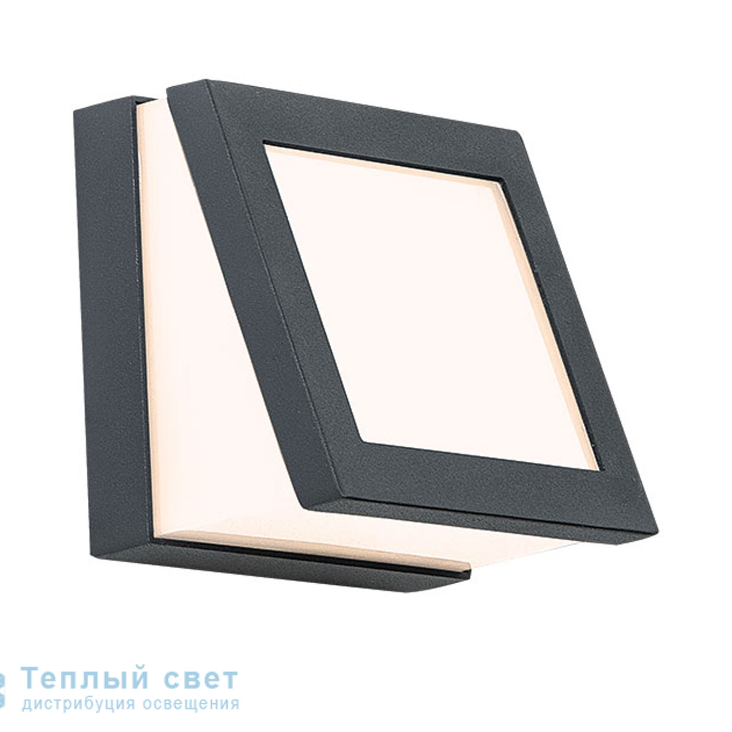 Zambelis E119 SCONCE LED GRAPHITE ALUMINIUM-PC DIFFUSER уличный настенный светильник