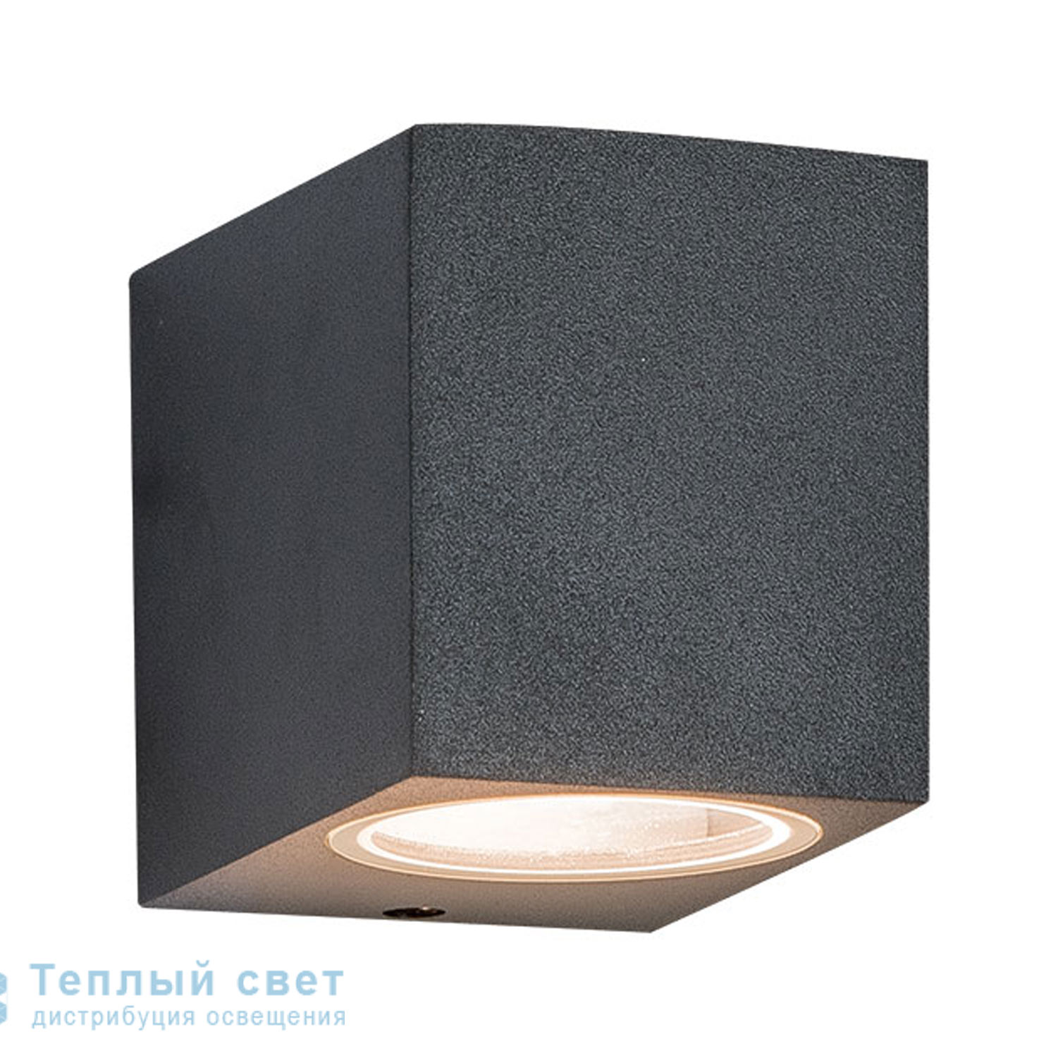 Zambelis E123 SCONCE GU10 GRAPHITE ALUMINIUM-GLASS DIFFUSER уличный настенный светильник
