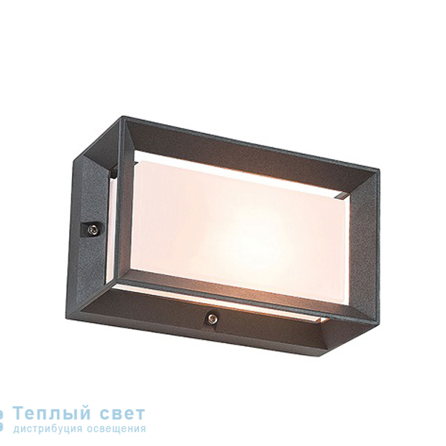 Zambelis E148 SCONCE E27 GRAPHITE ALUMINIUM-PLEXI GLASS уличный настенный светильник