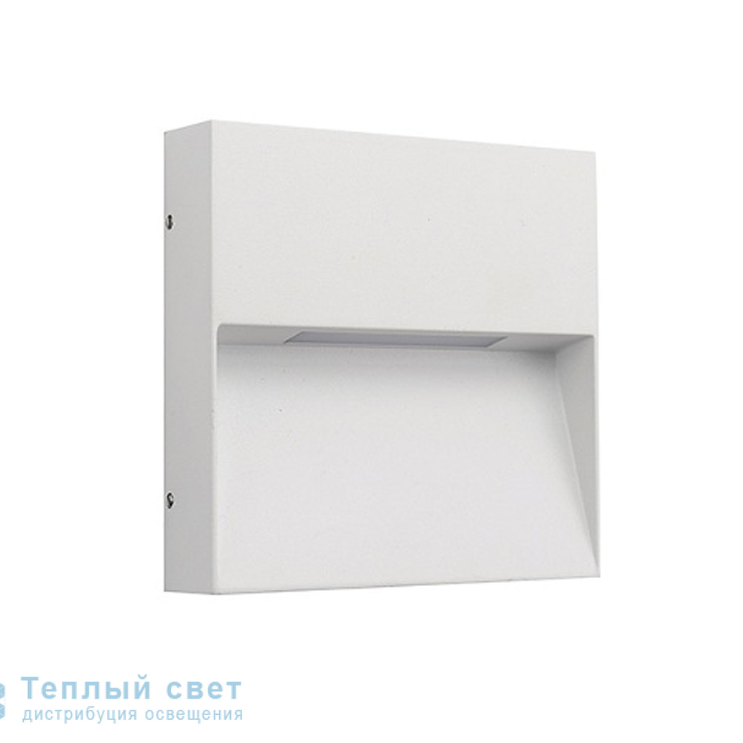 Zambelis E157 RECESSED LED WHITE ALUMINIUM-GLASS DIFFUSER уличный настенный светильник