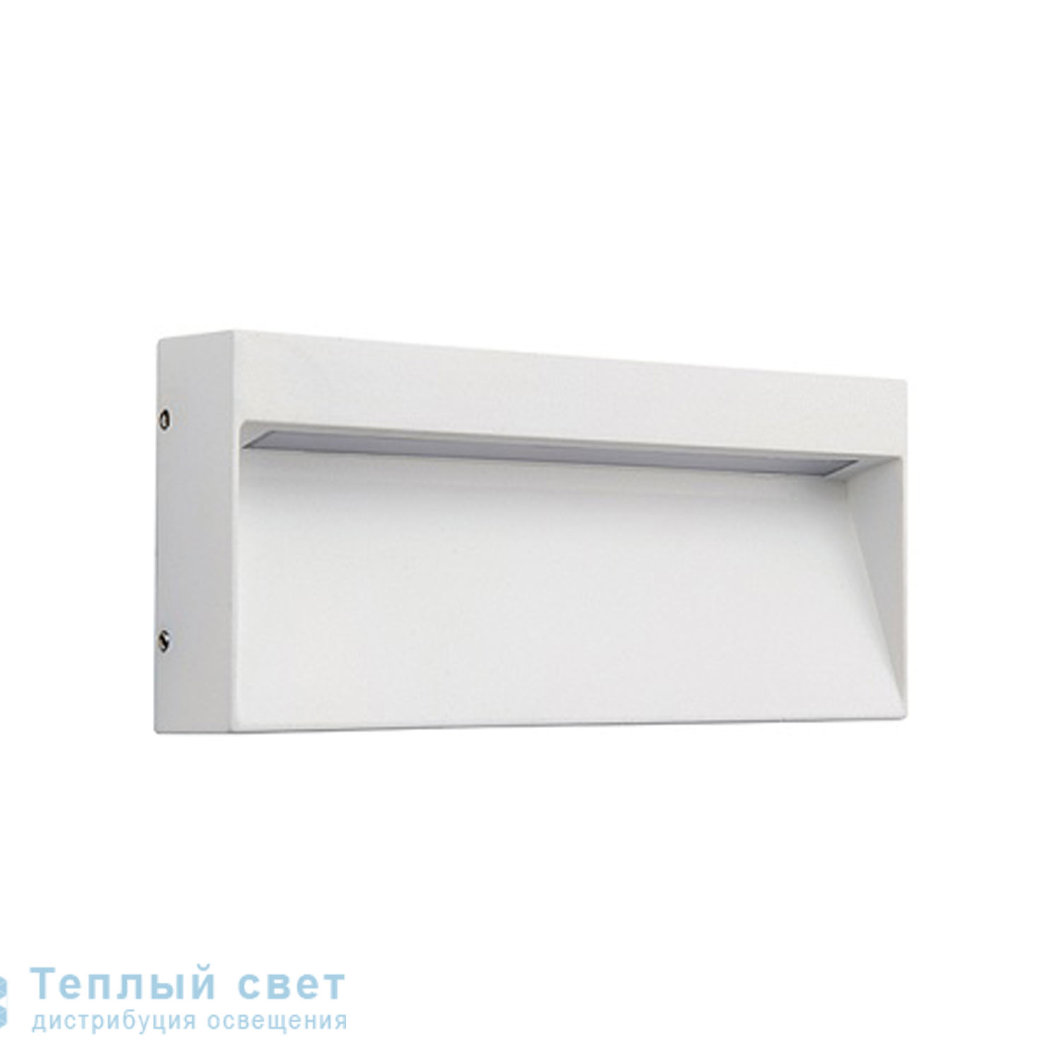 Zambelis E158 RECESSED LED WHITE ALUMINIUM-GLASS DIFFUSER уличный настенный светильник