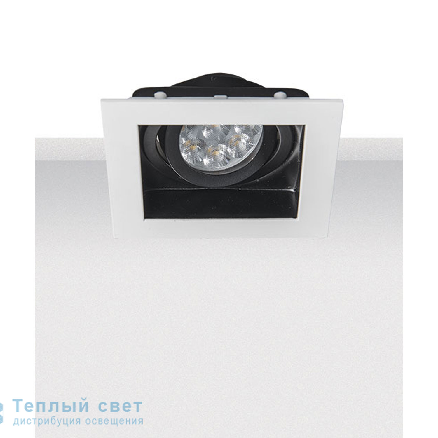 Zambelis S022 SPOT LIGHT GU10(INCLUDED)MOVABLE 10X10 WHITE-BLACK ZINC CASTING светильник