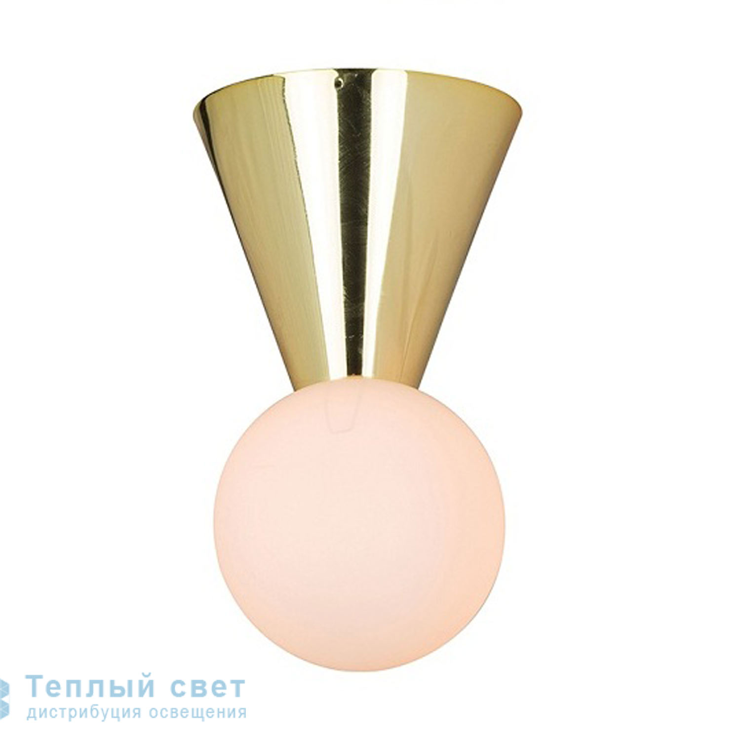 Zambelis 17091 CEILING LIGHT 1L G9 GOLD METAL-GLASS потолочный светильник