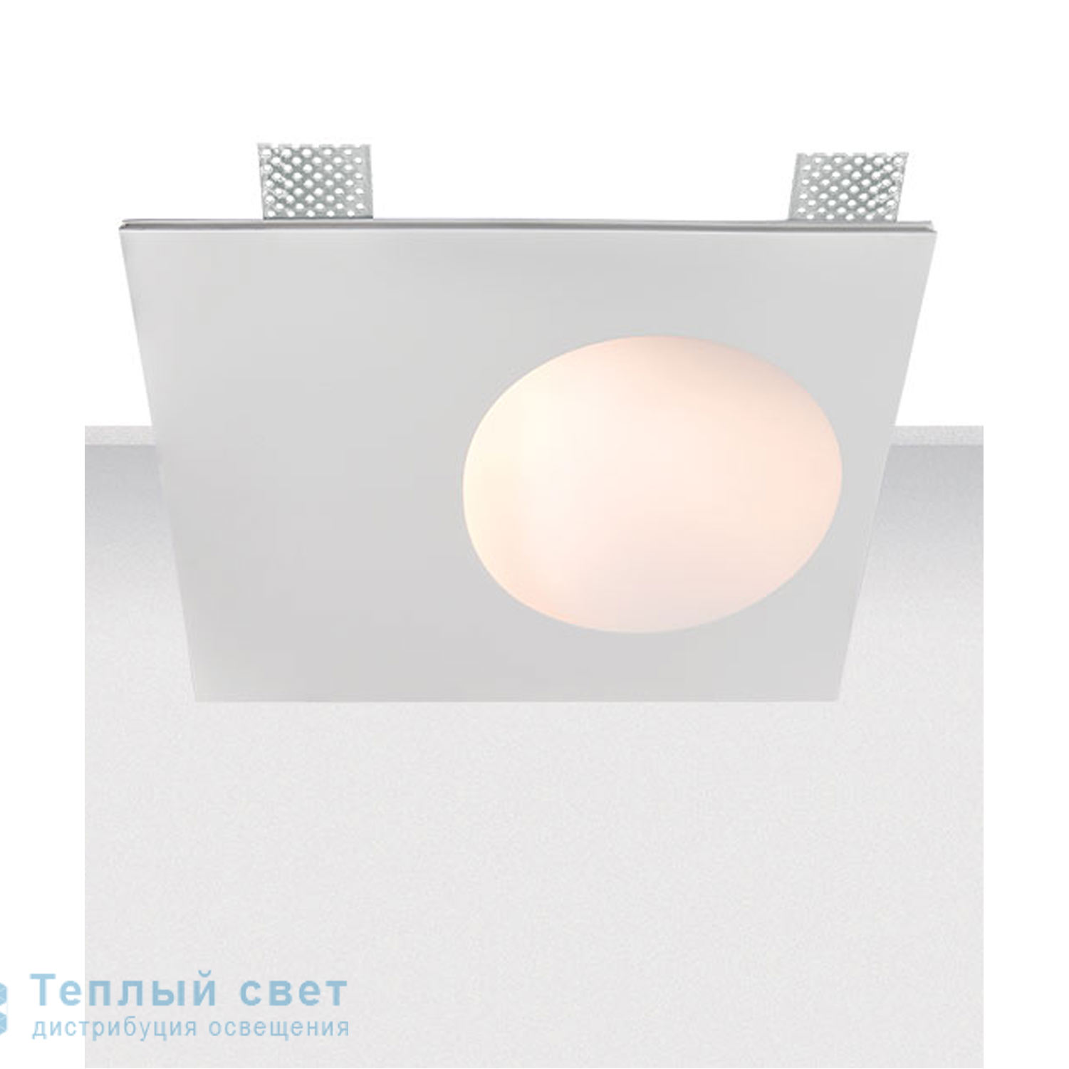 Zambelis S024 SPOT GU10 34,5X29 PURE WHITE GYPSUM светильник