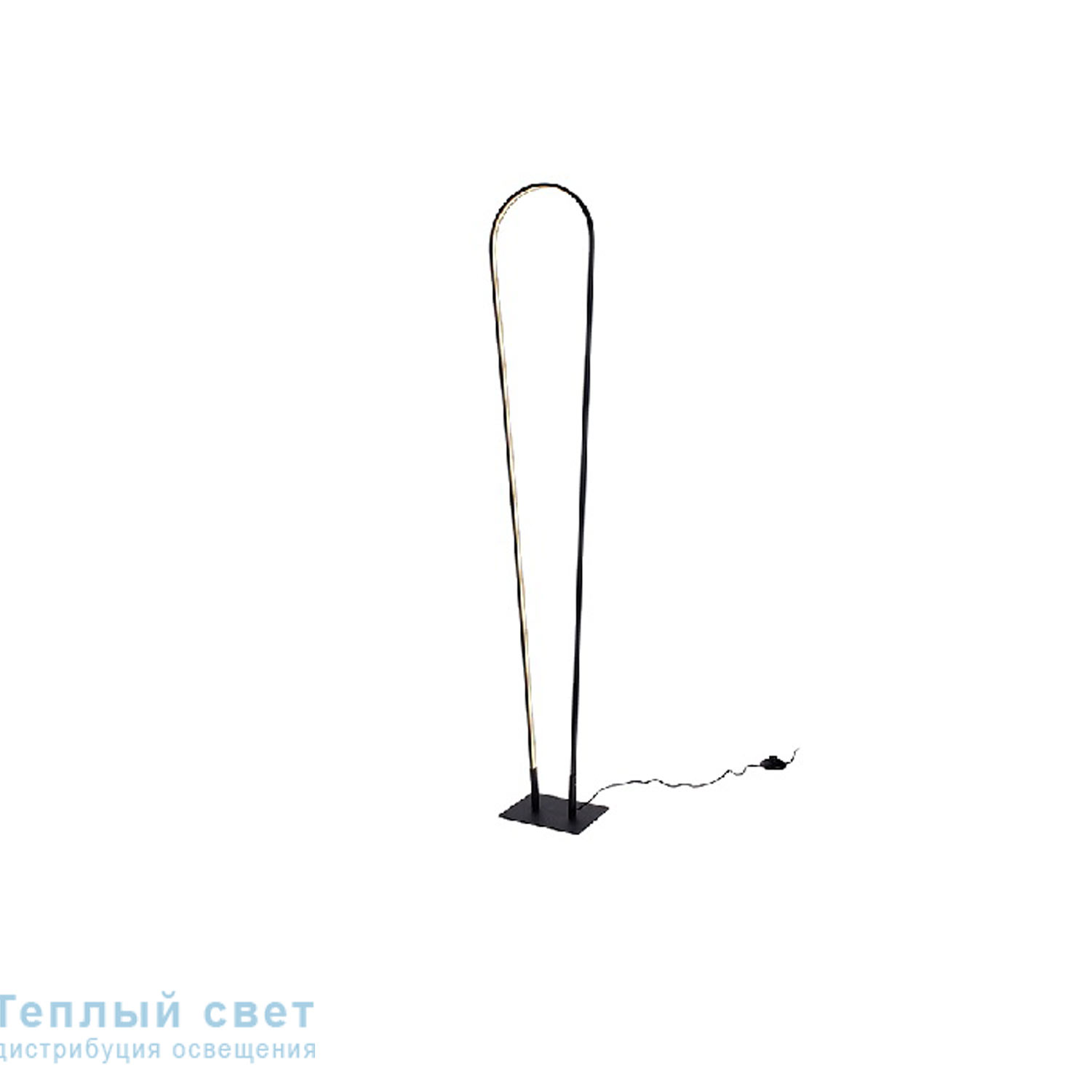 Zambelis 17004 FLOOR LAMP LED METAL-ALUMINIUM-PC MATT BLACK торшер