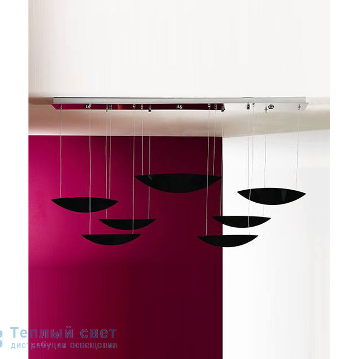 Zambelis 1221 PENDANT LIGHT 6L G9 BLACK/WHITE/COPPER-GOLD-SILVER LEAF подвесной светильник