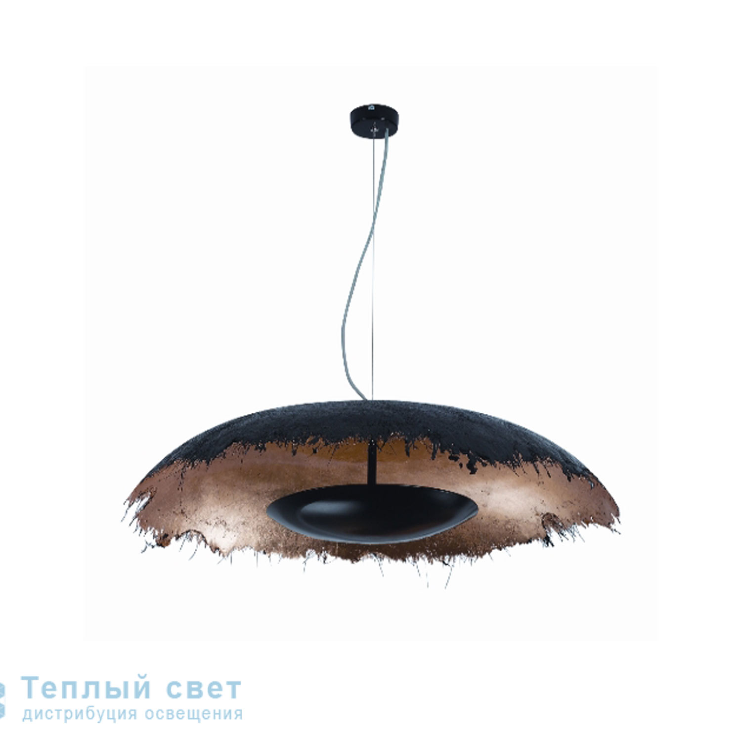 Zambelis 1360 PENDANT LIGHT 6L G9 D75 BLACK/WHITE/BROWN/LILA/GREY/SILVER/COPPER-GOLDEN LEAF ,GLASS FIBRE WITH POLYESTER подвесной светильник