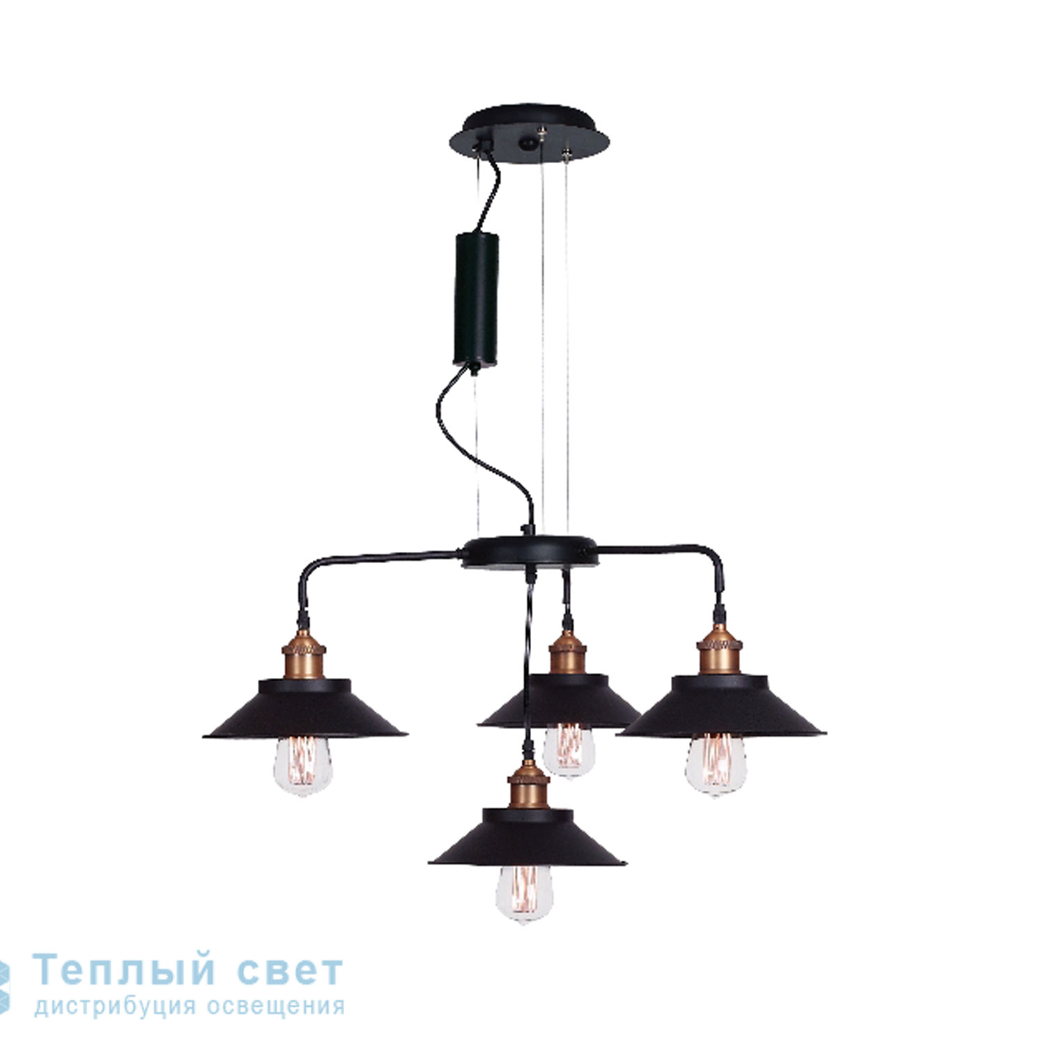 Zambelis 1461 PENDANT LIGHT 4L E27 STEEL подвесной светильник