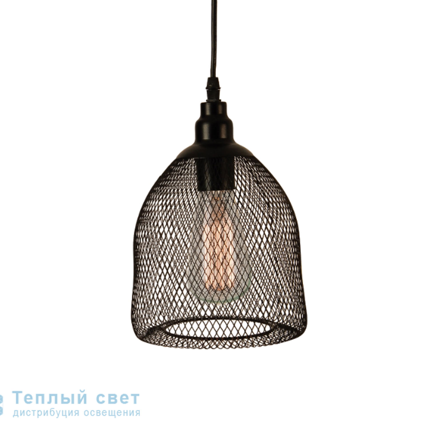Zambelis 1502 PENDANT LIGHT 1L E27 D17 BLACK STEEL подвесной светильник