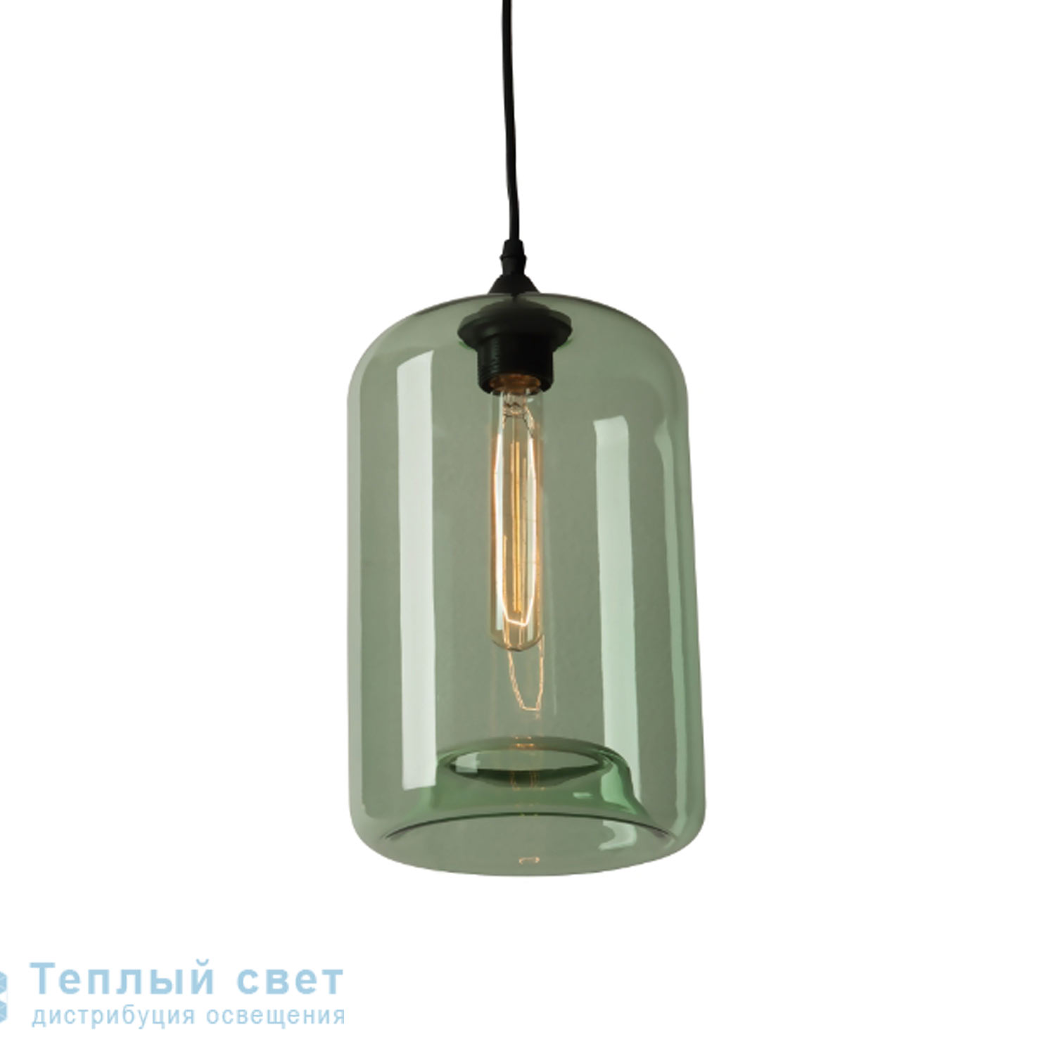 Zambelis 1572 PENDANT LIGHT 1L E27 GREEN GLASS подвесной светильник