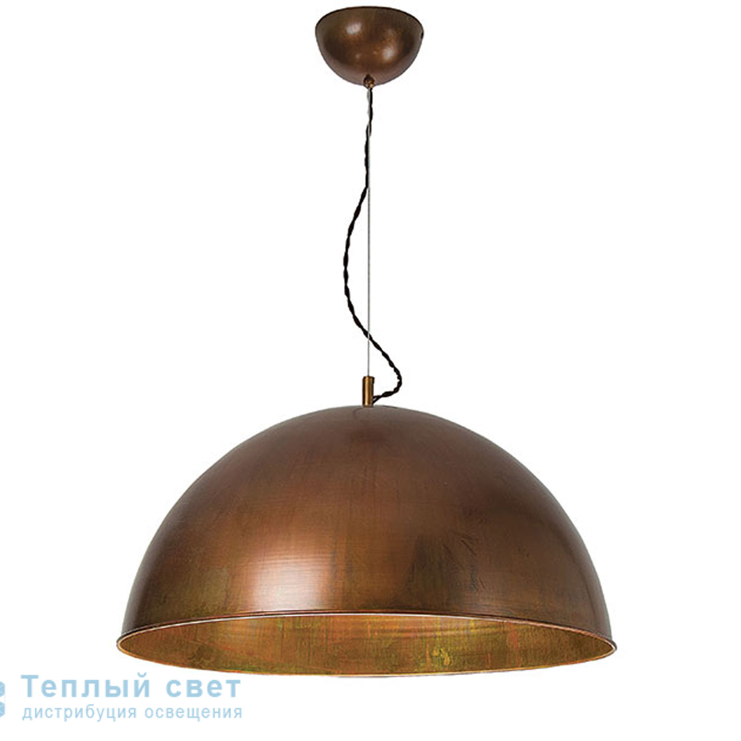 Zambelis 16123 PENDANT LIGHT 1L E27 D50 COPPER RUSTY METAL подвесной светильник