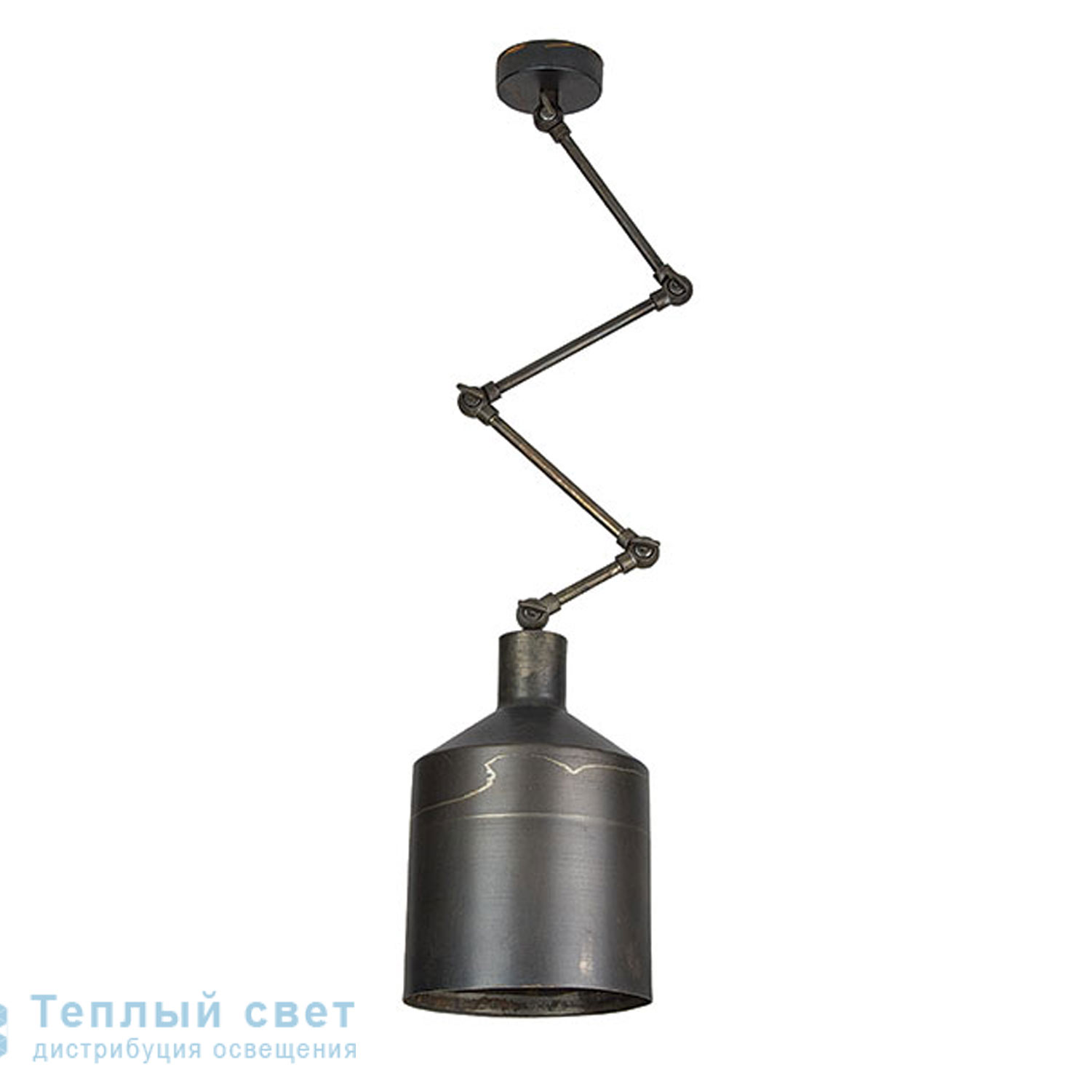 Zambelis 16130 PENDANT LIGHT 1L E27 D18 OLD STEEL METAL подвесной светильник