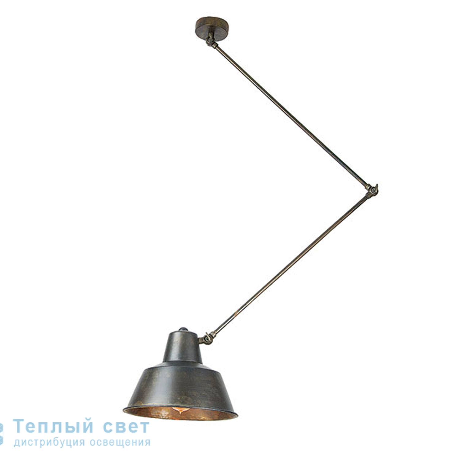 Zambelis 16135 PENDANT LIGHT 1L E27 OLD STEEL METAL подвесной светильник