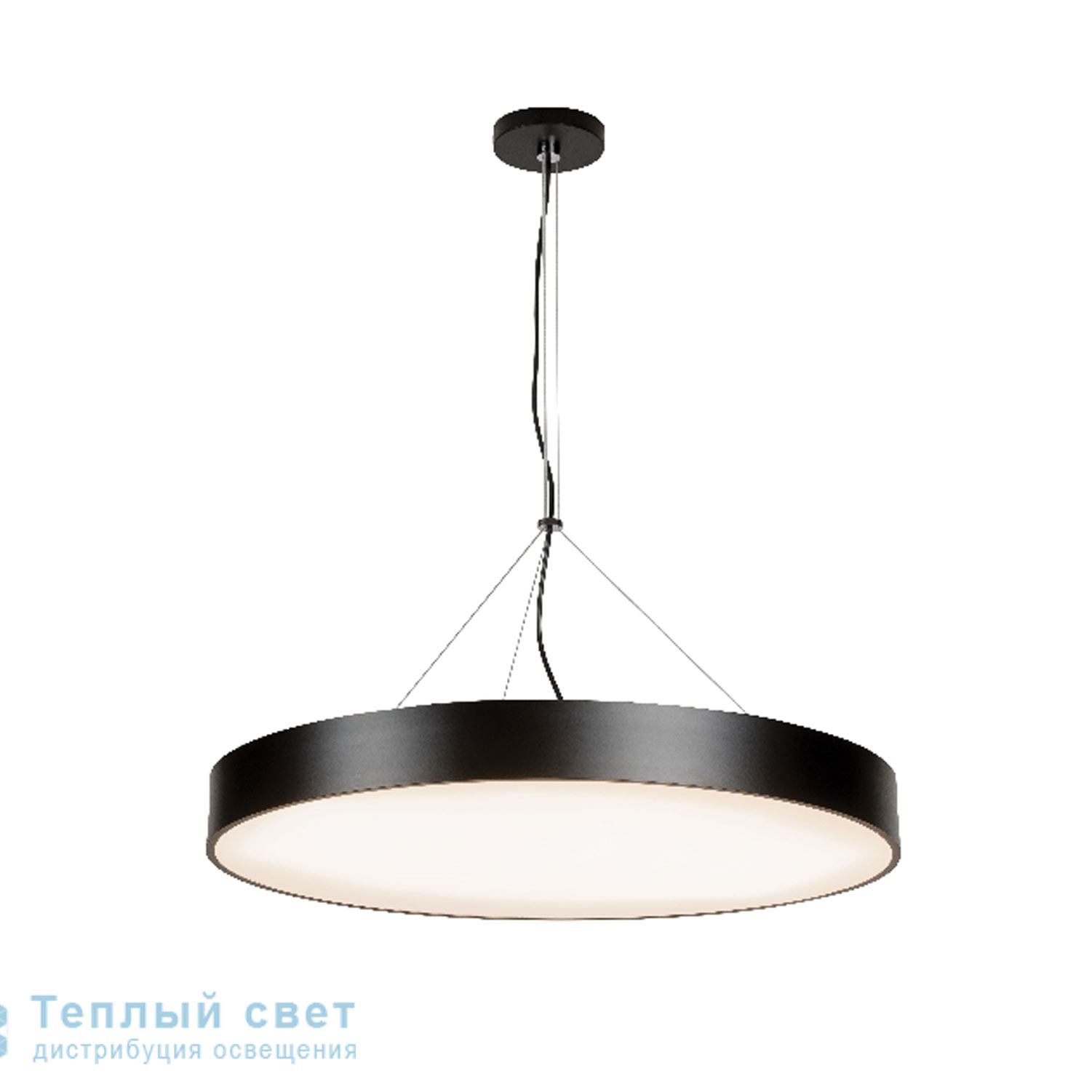 Zambelis 1618 PENDANT LIGHT LED METAL-PC DIFFUSER BLACK подвесной светильник