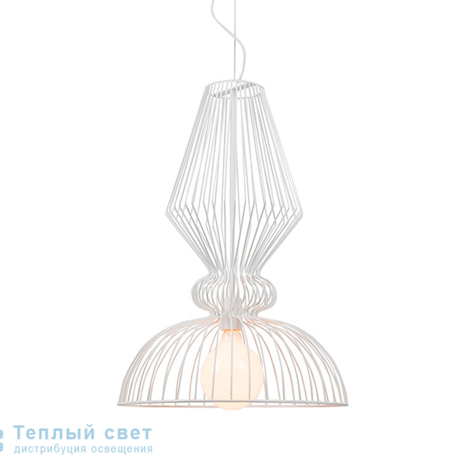 Zambelis 1638 PENDANT LIGHT 1L LE27 METAL WHITE подвесной светильник