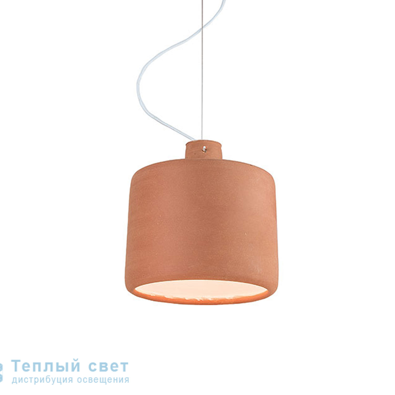 Zambelis 1664 PENDANT LIGHT 1L E27 D28 CLAY -WHITE подвесной светильник