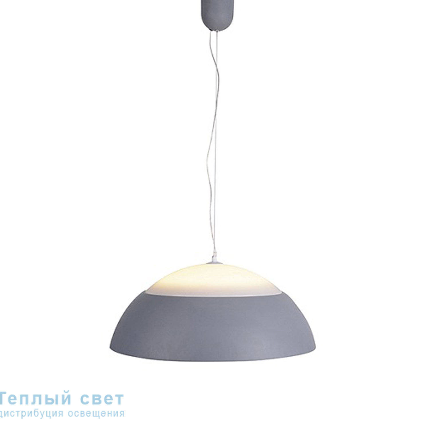 Zambelis 17011 PENDANT LIGHT LED ALUMINIUM-ACRYLIC GREY подвесной светильник