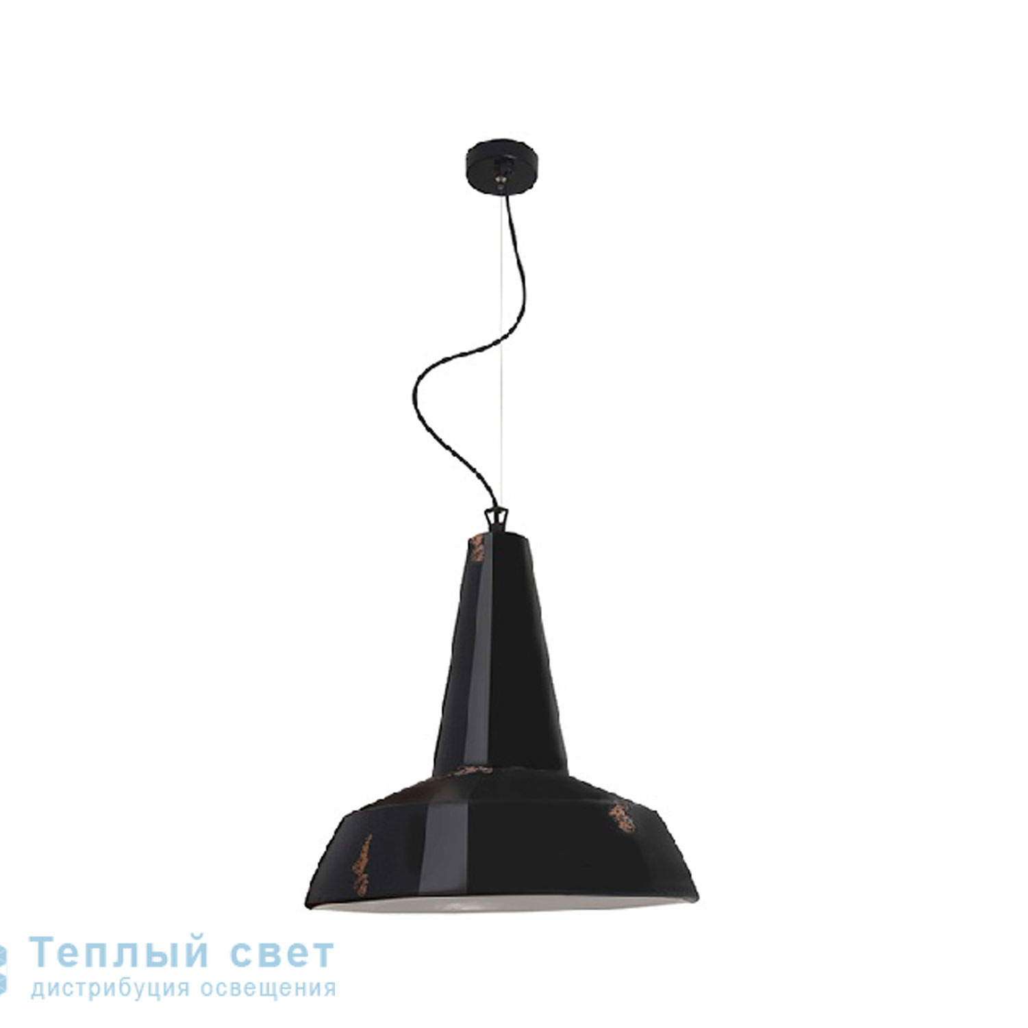 Zambelis 17152 PENDANT LIGHT 1L E27 BLACK CLAY подвесной светильник