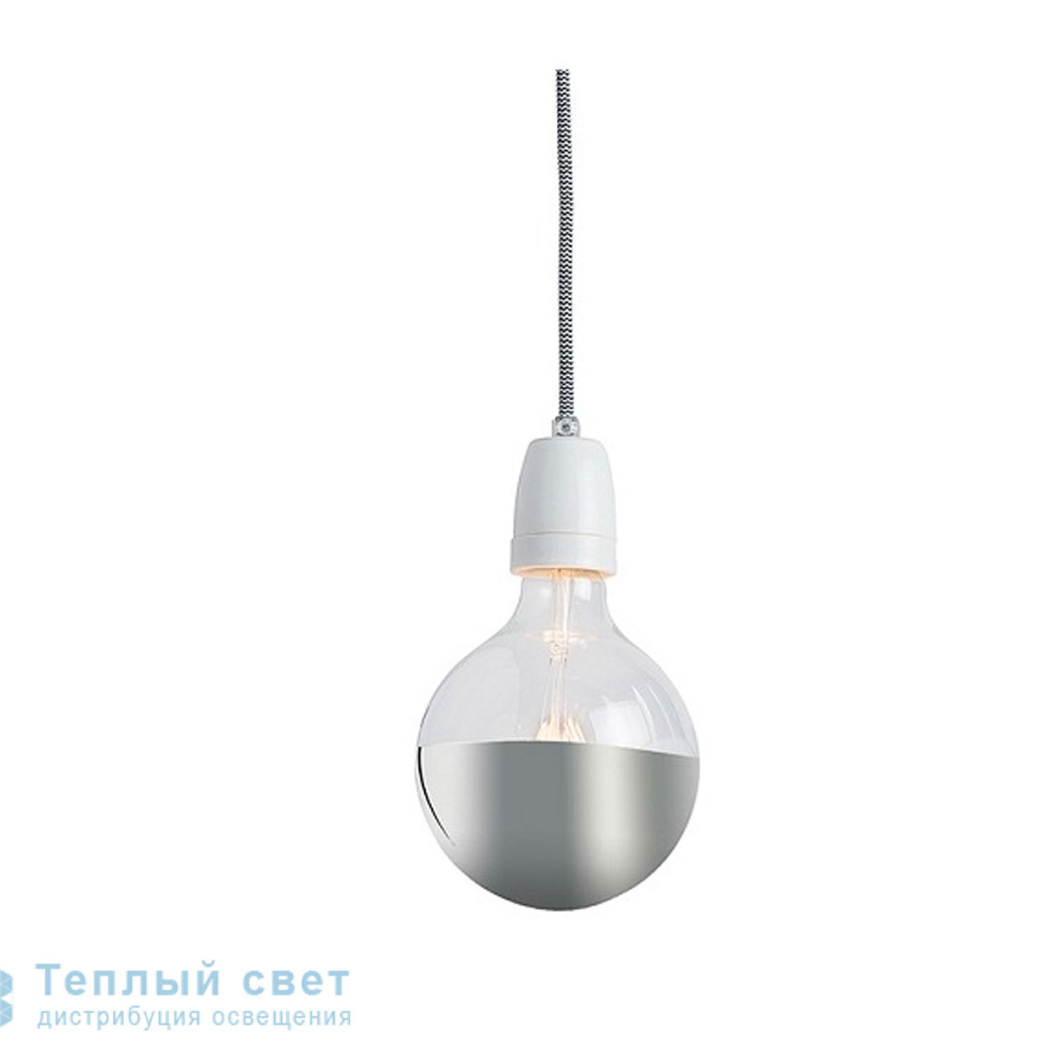 Zambelis 17220 PENDANT LAMP 1L E27 D6 WHITE CERAMIC подвесной светильник