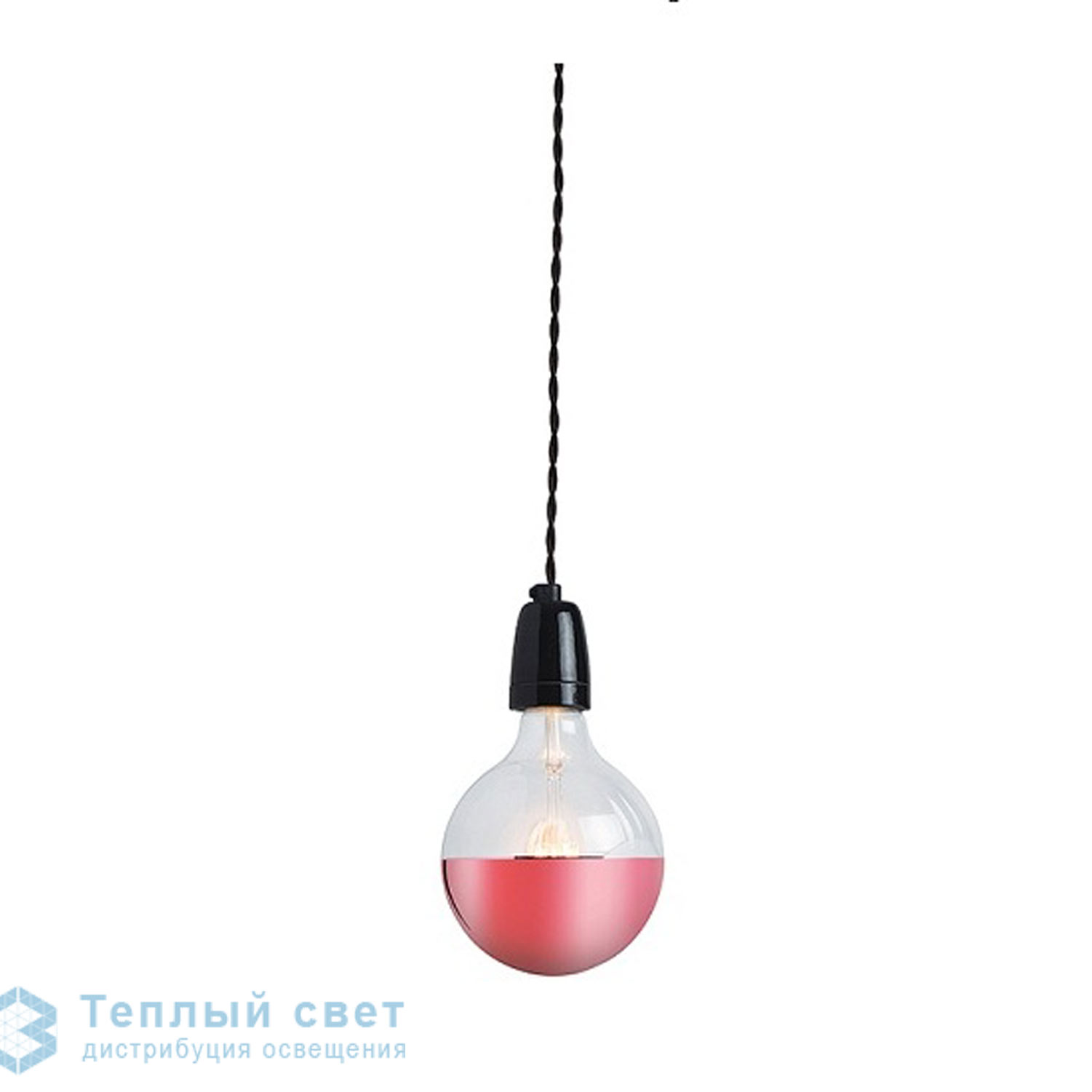 Zambelis 17221 PENDANT LAMP 1L E27 D6 BLACK CERAMIC подвесной светильник
