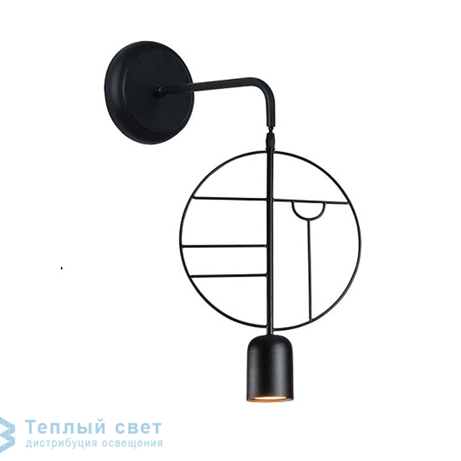 Zambelis 17030 SCONCE 1L GU10 METAL BLACK бра