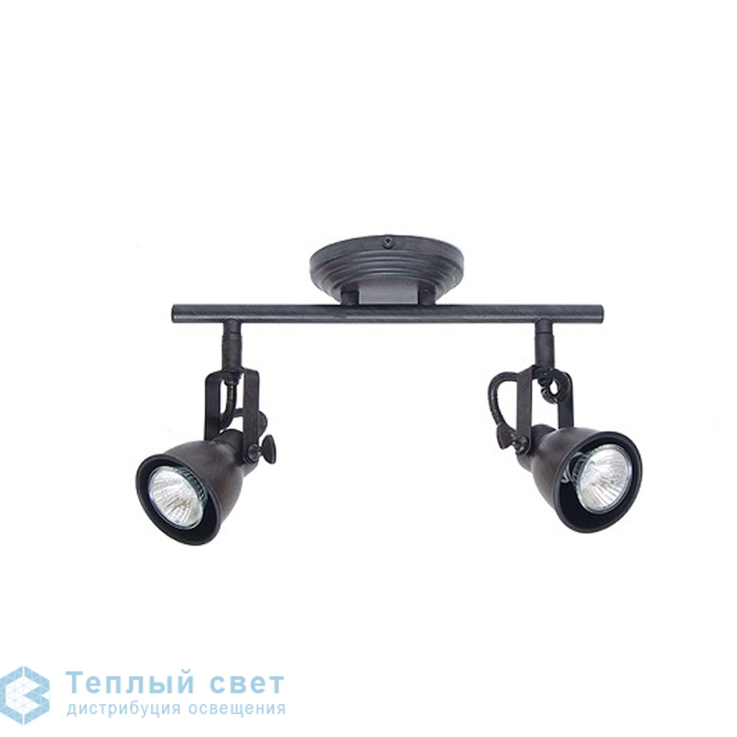 Zambelis 17140 CEILING LIGHT 2L GU10 BROWN METAL прожектор
