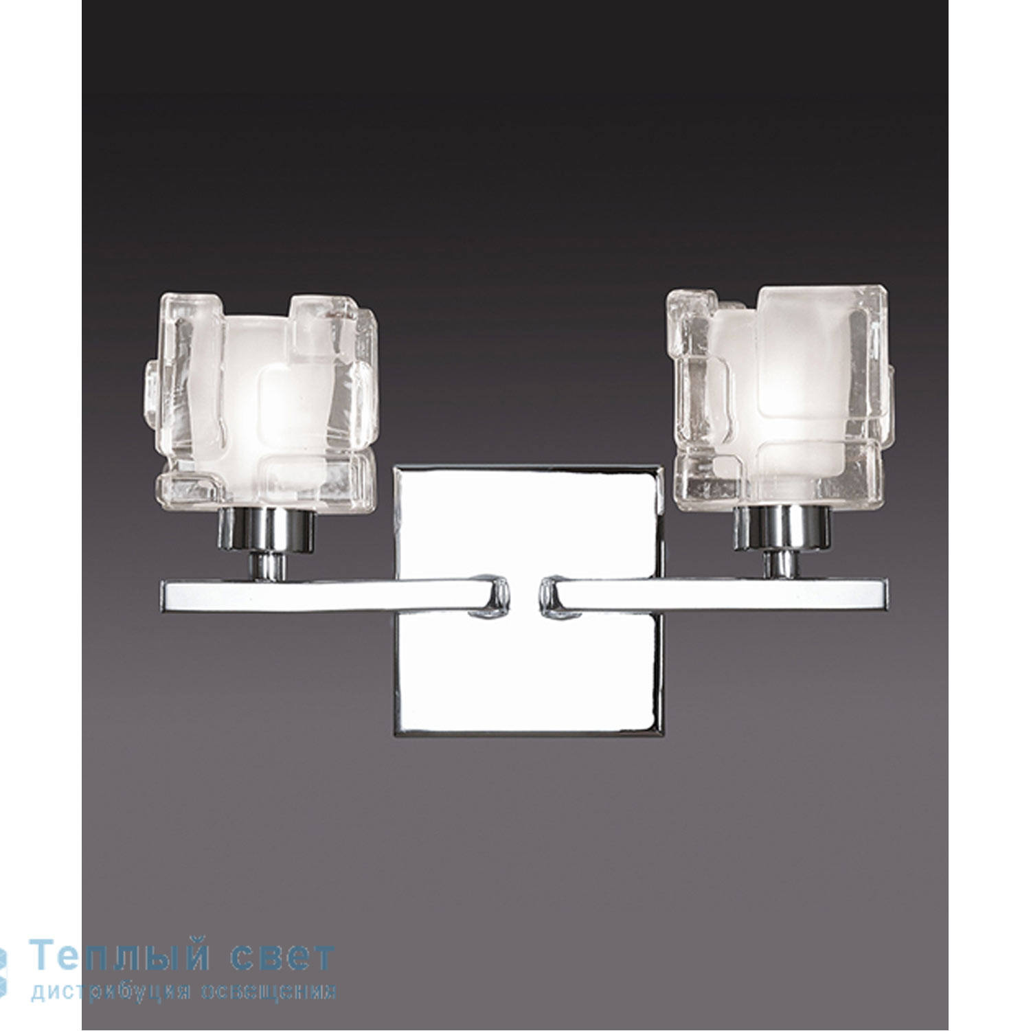 Zambelis 1344 SCONCE 2L G9 CHROME настенный светильник