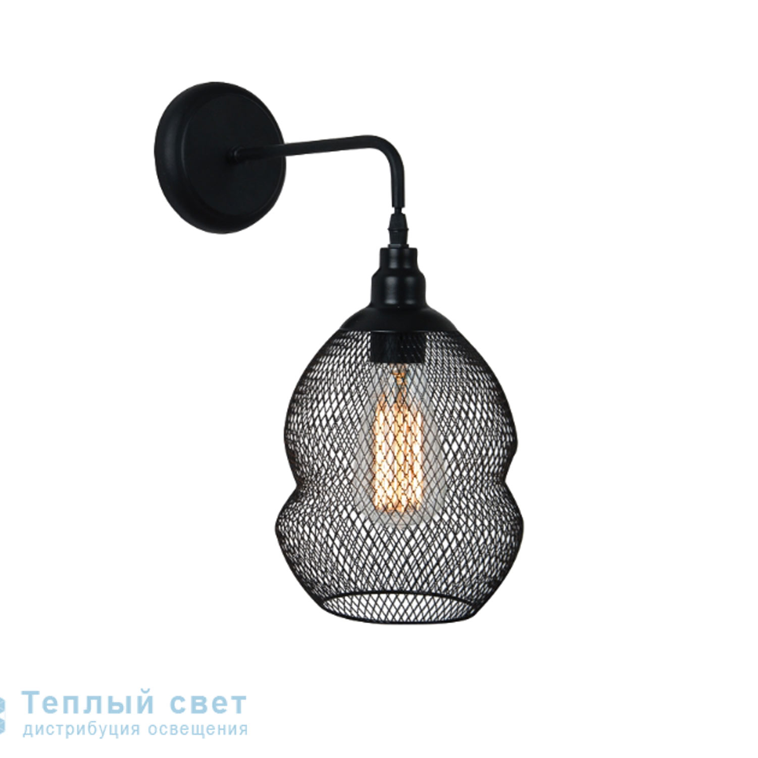 Zambelis 1507 SCONCE 1L E27 BLACK STEEL настенный светильник