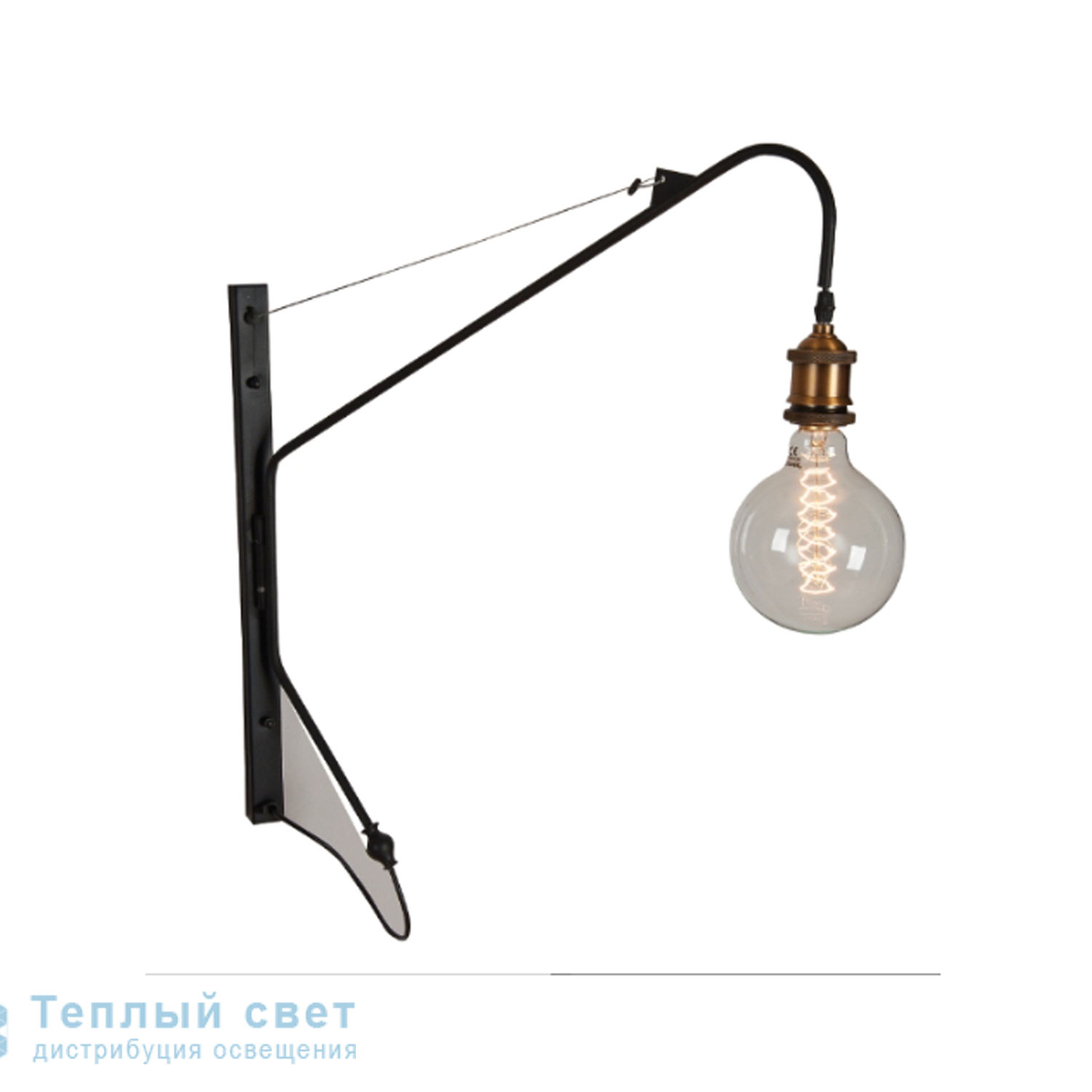 Zambelis 1587 SCONCE 1L E27 BLACK настенный светильник