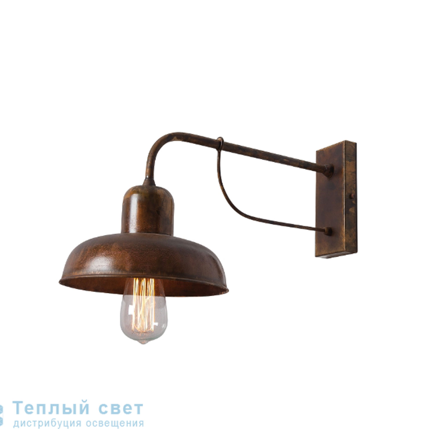 Zambelis 1590 SCONCE 1L E27 RUSTY BRONZE BRASS настенный светильник