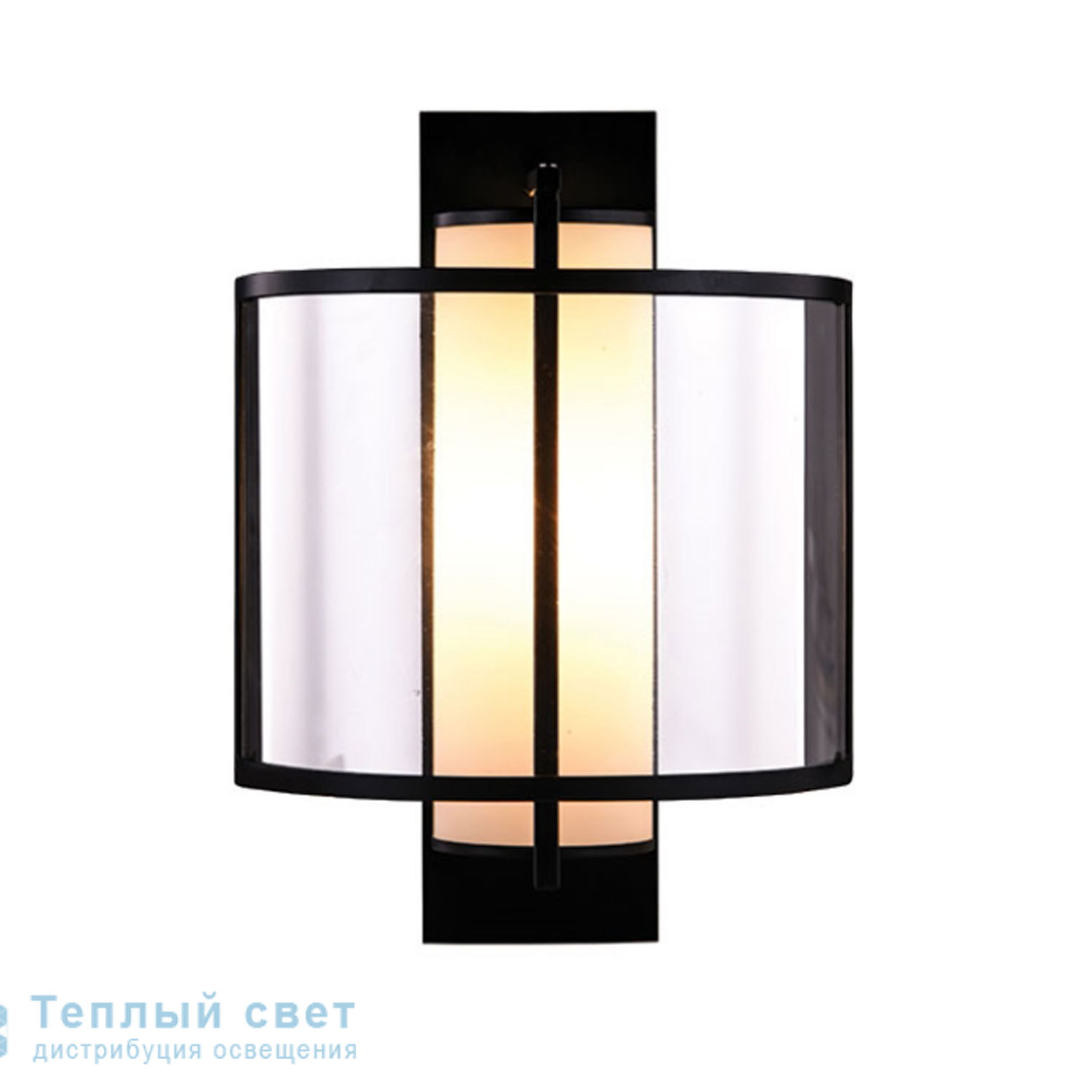 Zambelis 16108 SCONCE 1L E14 D25 BLACK METAL-GLASS настенный светильник