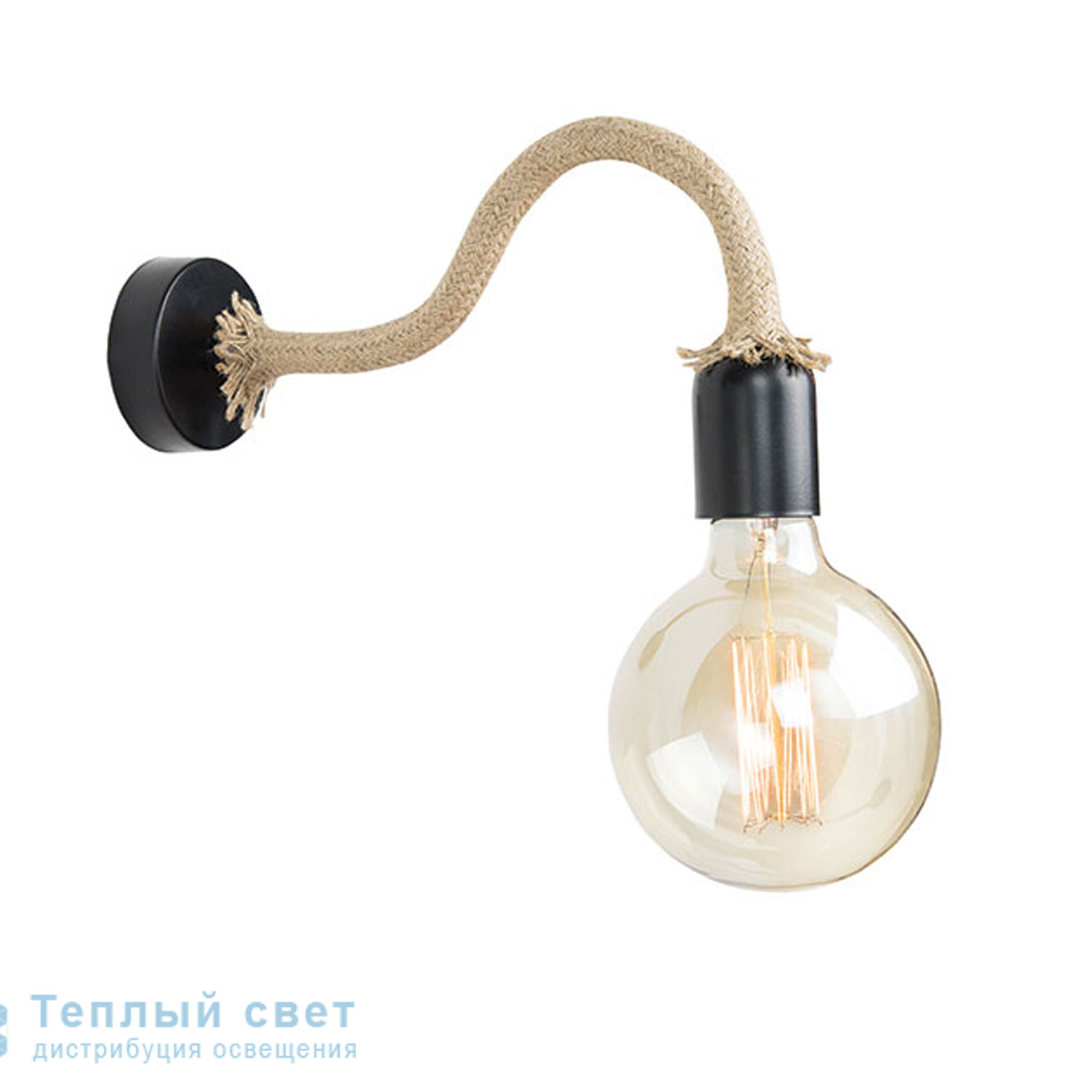 Zambelis 16143 SCONCE 1L E27 STEEL-ROPE настенный светильник