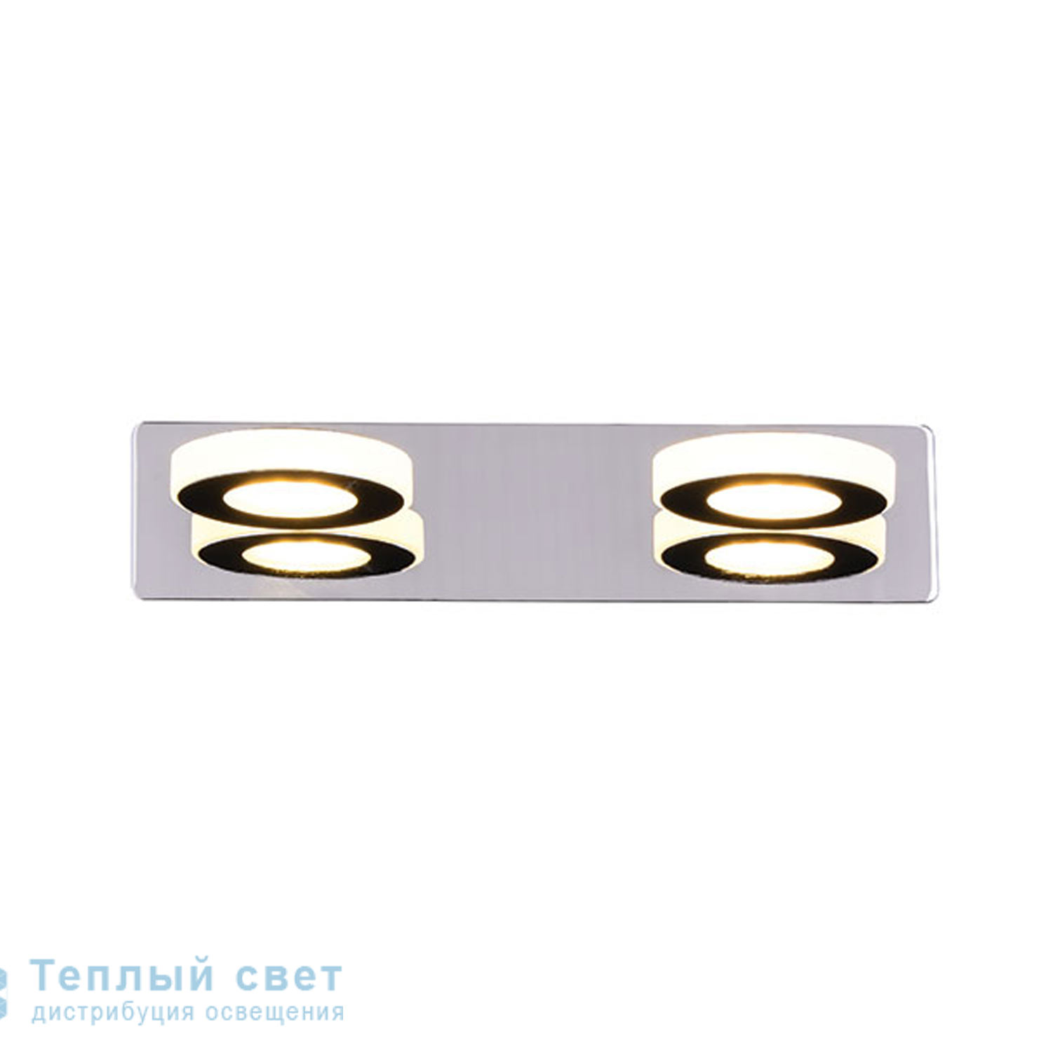 Zambelis 16197 BATHROOM WALL LED CHROME METAL-PC DIFFUSER настенный светильник