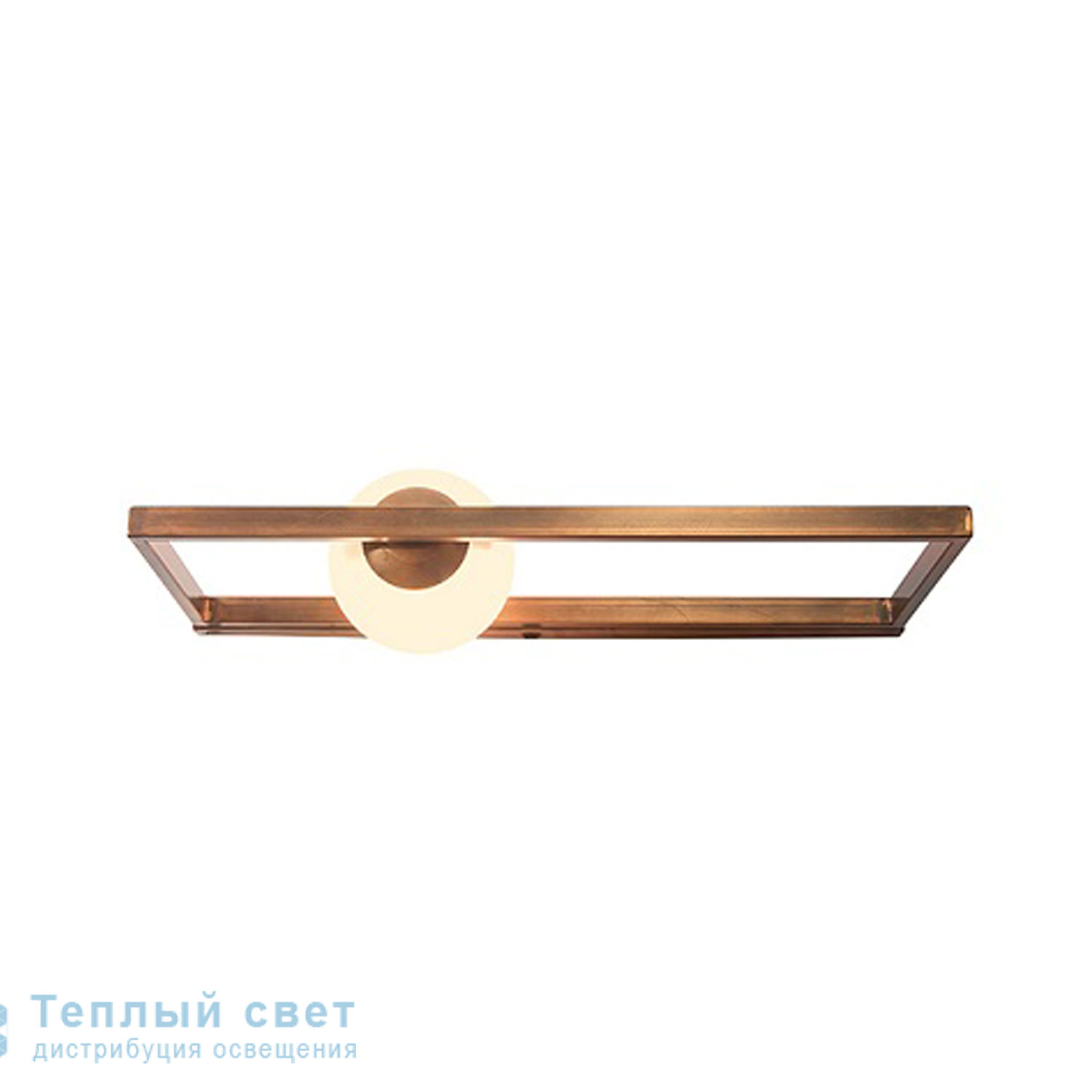 Zambelis 17099 SCONCE 1*G9 COPPER RUSTY METAL-GLASS настенный светильник