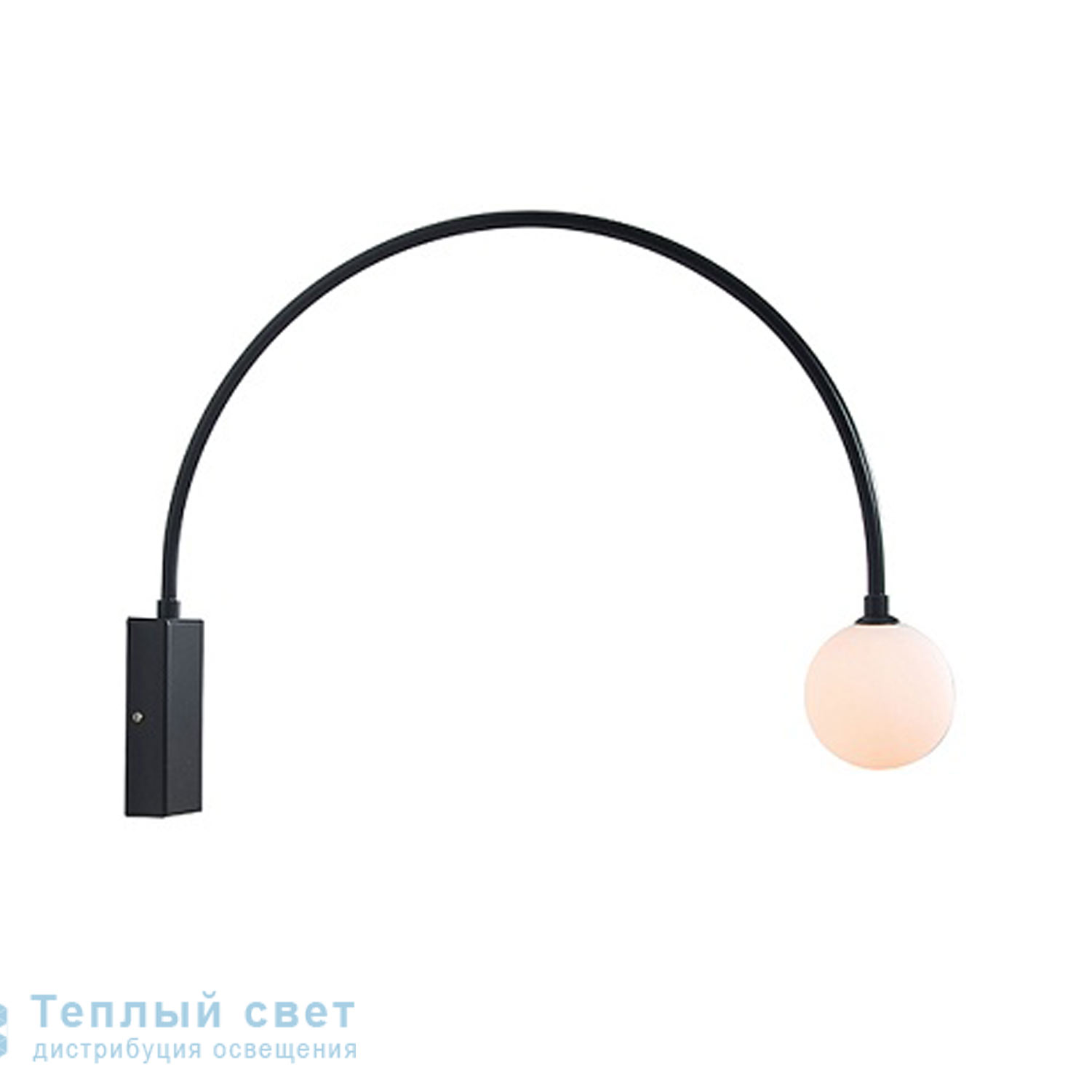 Zambelis 17102 SCONCE 1L G9 BLACL METAL-GLASS настенный светильник