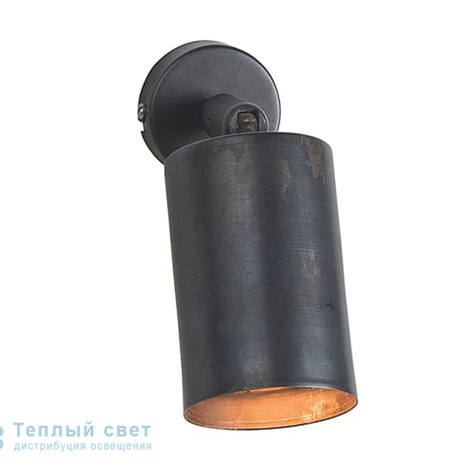 Zambelis 17107 SCONCE 1L GU10 COPPER RUSTY/OLD STEEL METAL настенный светильник