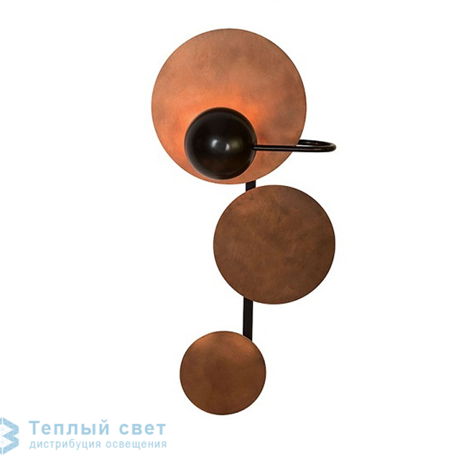 Zambelis 17112 SCONCE 1L G9 COPPER RUSTY-BLACK METAL настенный светильник