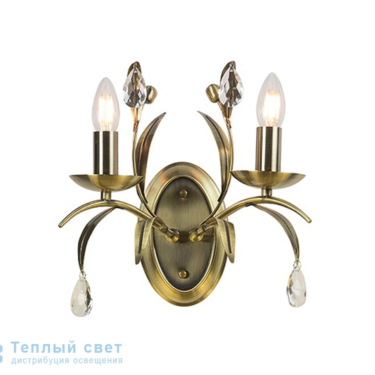 Zambelis 17122 SCONCE 2L E14 BRONZE METAL настенный светильник