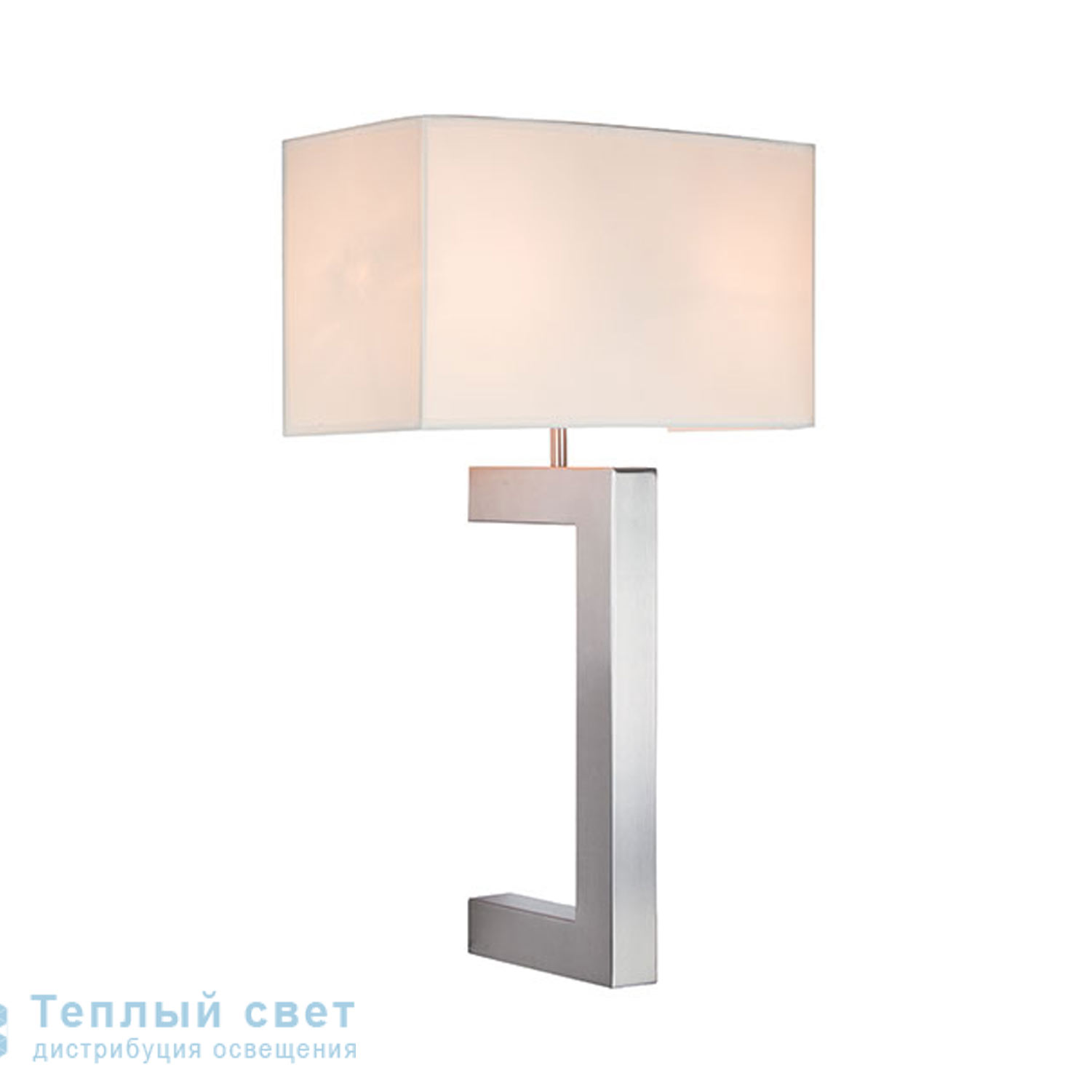Zambelis H03 TABLE LAMP 1L E27 SATIN-NICKEL METAL AND SHADE настенный светильник
