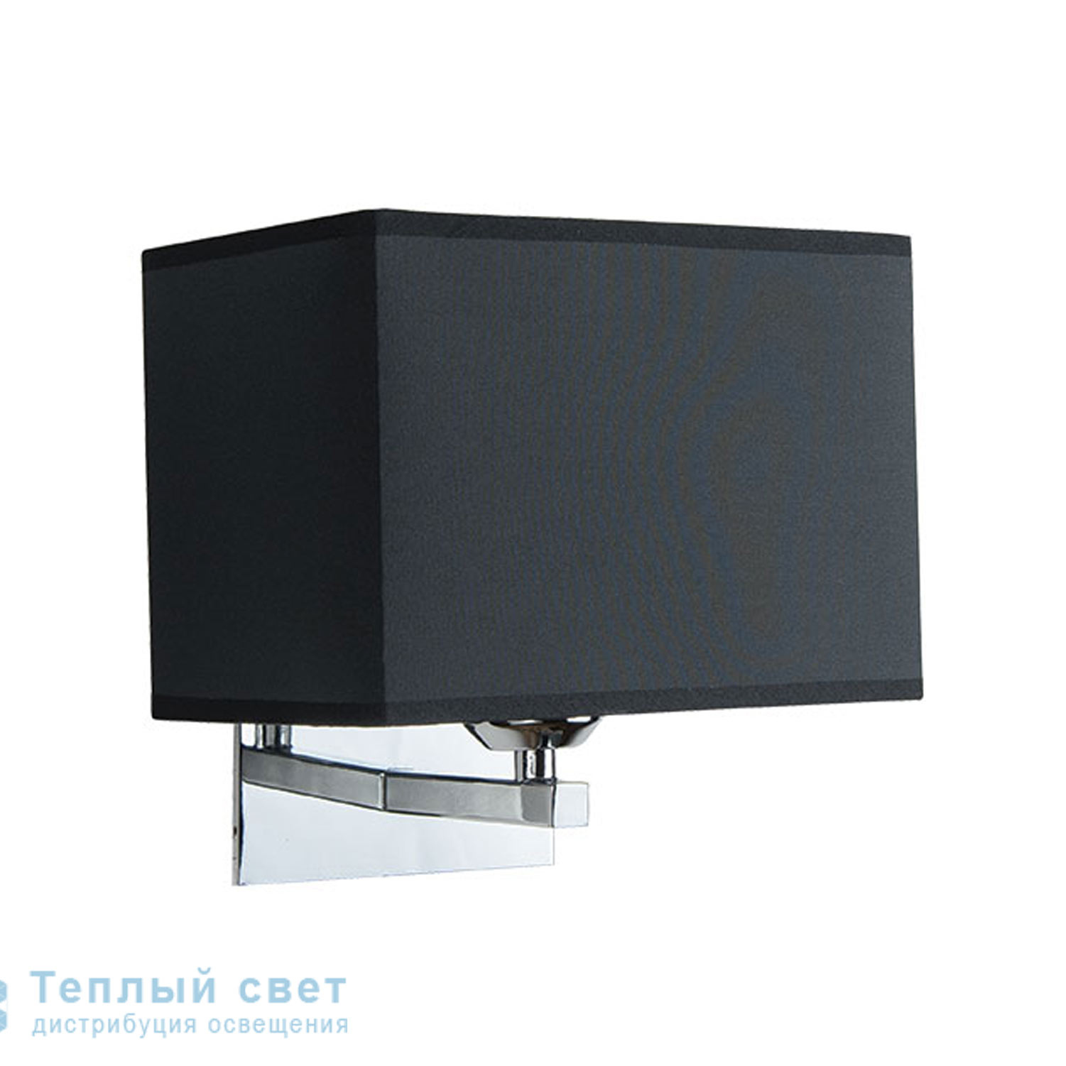 Zambelis H15B SCONCE E27 CHROME METAL-BLACK SHADE настенный светильник