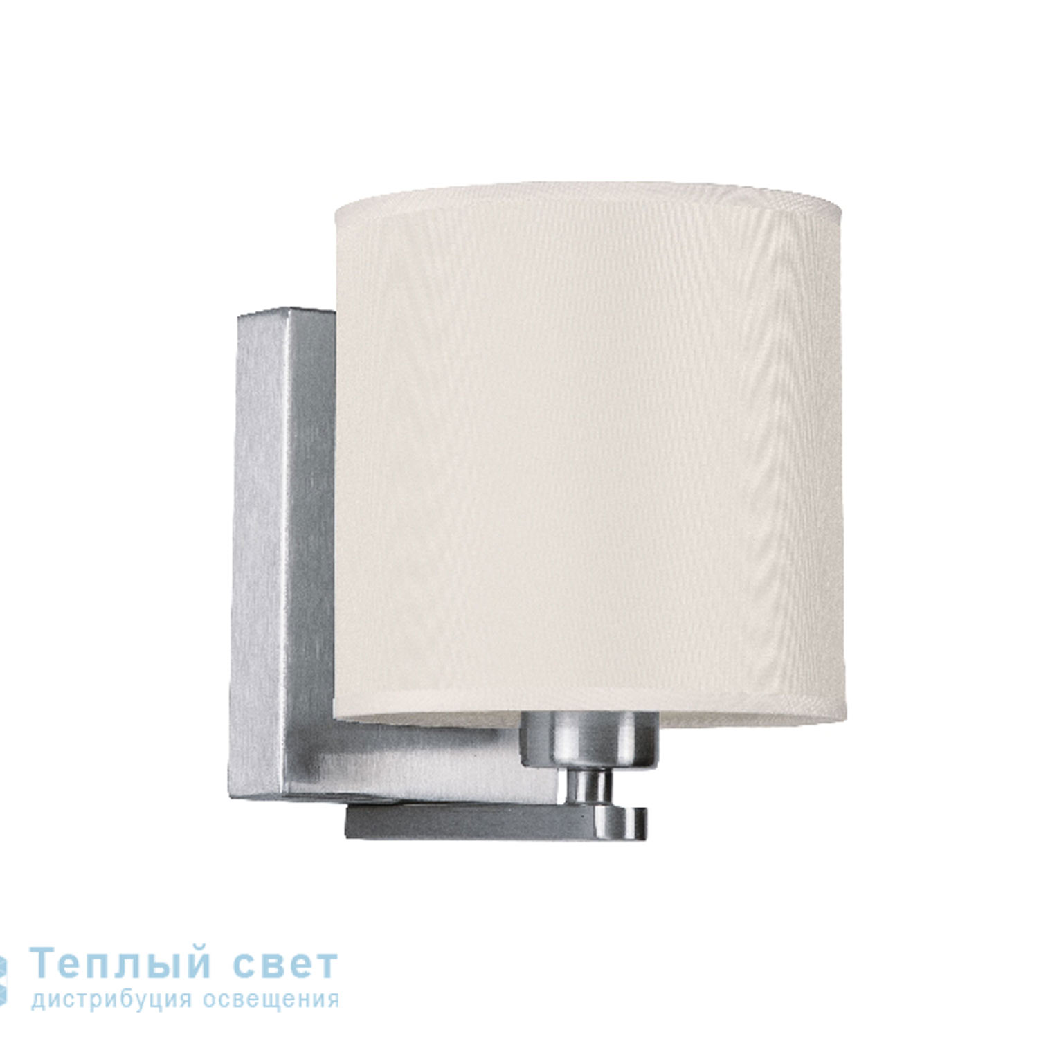 Zambelis H22 SCONCE 1L E14 SATIN-NICKEL METAL AND SHADE настенный светильник
