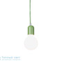 Иконка Zambelis 14108 PENDANT LAMP 1L E27 BLACK-RED-GREEN METAL подвесной светильник