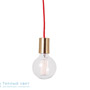 Иконка Zambelis 14109 PENDANT LAMP 1L E27 BLACK-CHROME.RED-GOLD подвесной светильник
