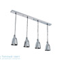 Иконка Zambelis 1422 PENDANT LIGHT 4L E14 BLACK/WHITE/CHROME/RED STEEL подвесной светильник