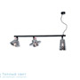 Иконка Zambelis 1431 PENDANT LIGHT 3L E27 CHROME GLASSES-BLACK METAL подвесной светильник