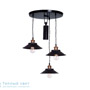Иконка Zambelis 1462 PENDANT LIGHT 3L E27 D38 STEEL подвесной светильник